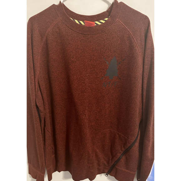 Nike Track & Field NTF Men’s Burgundy Crewneck Sweatshirt Sz XL EUC - Picture 1 of 8